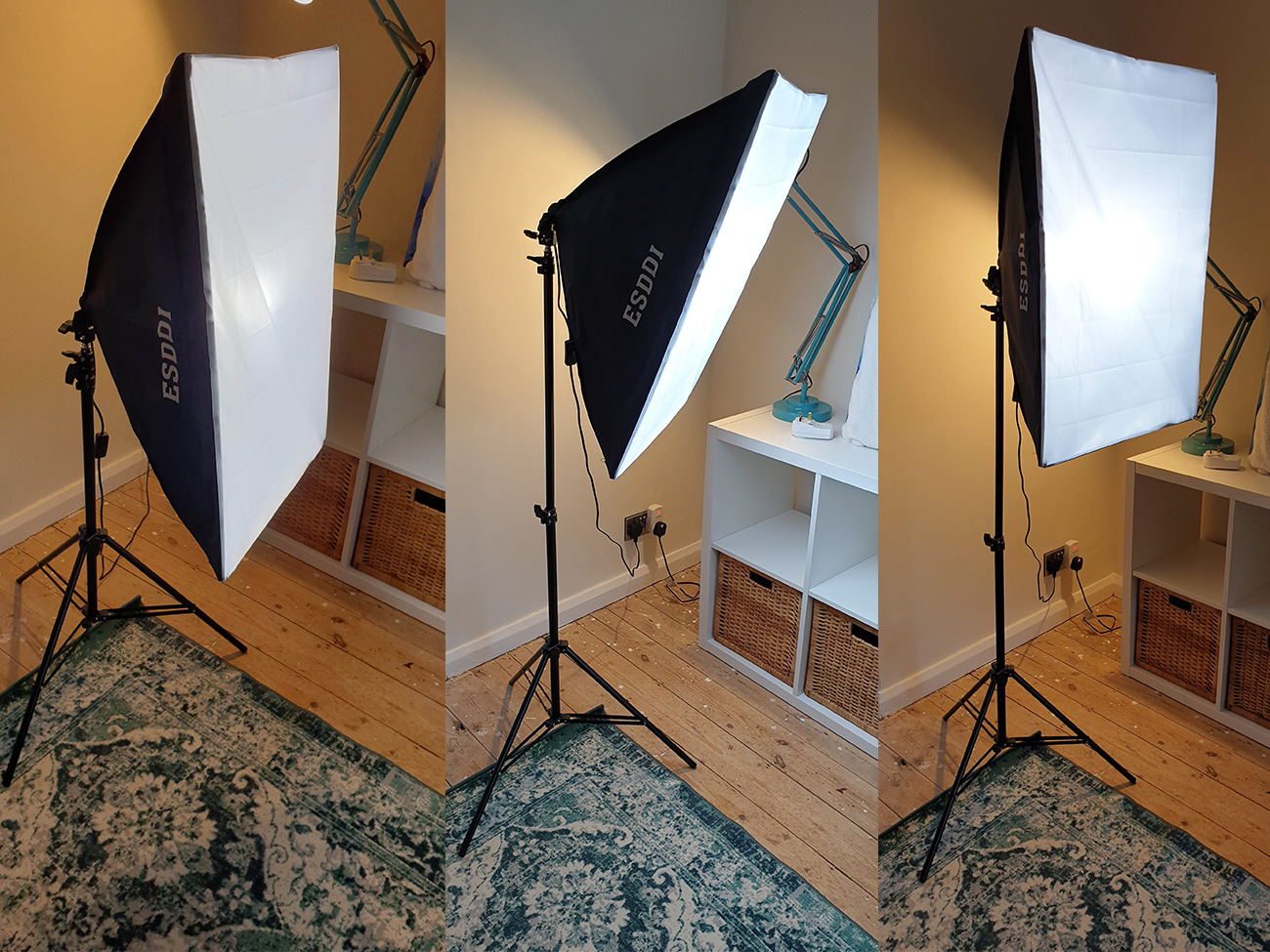 Esddi x2 softbox 800w lighting kit
