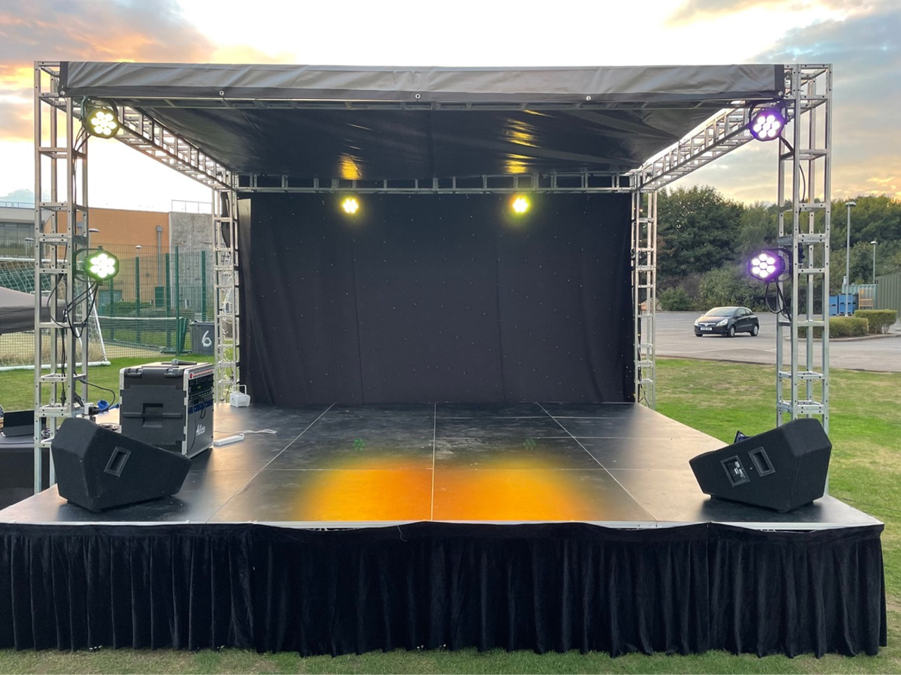 Outdoor event stage 