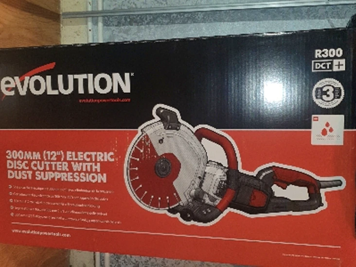 Evolution r300dct+ 300mm electric disc cutter