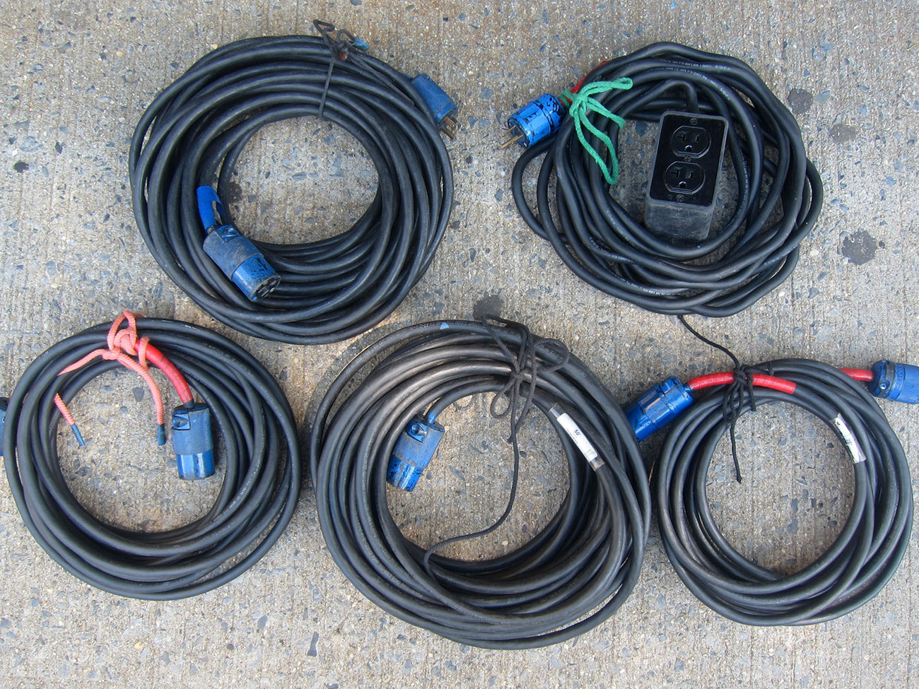 Extension cord stinger: 25ft or 50ft or quad box