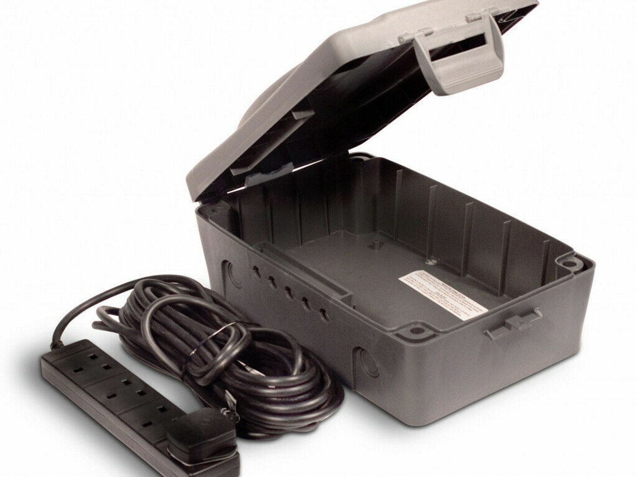 Extension lead cable reel weatherproof outdoor garden 10m event