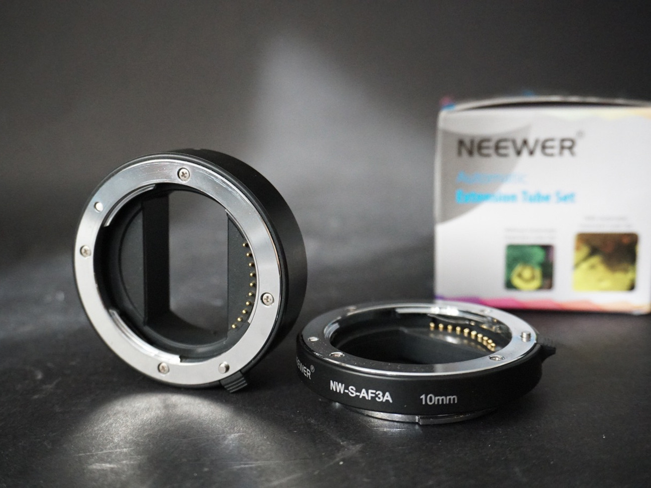 Extension tube set for sony e mount lenses. 