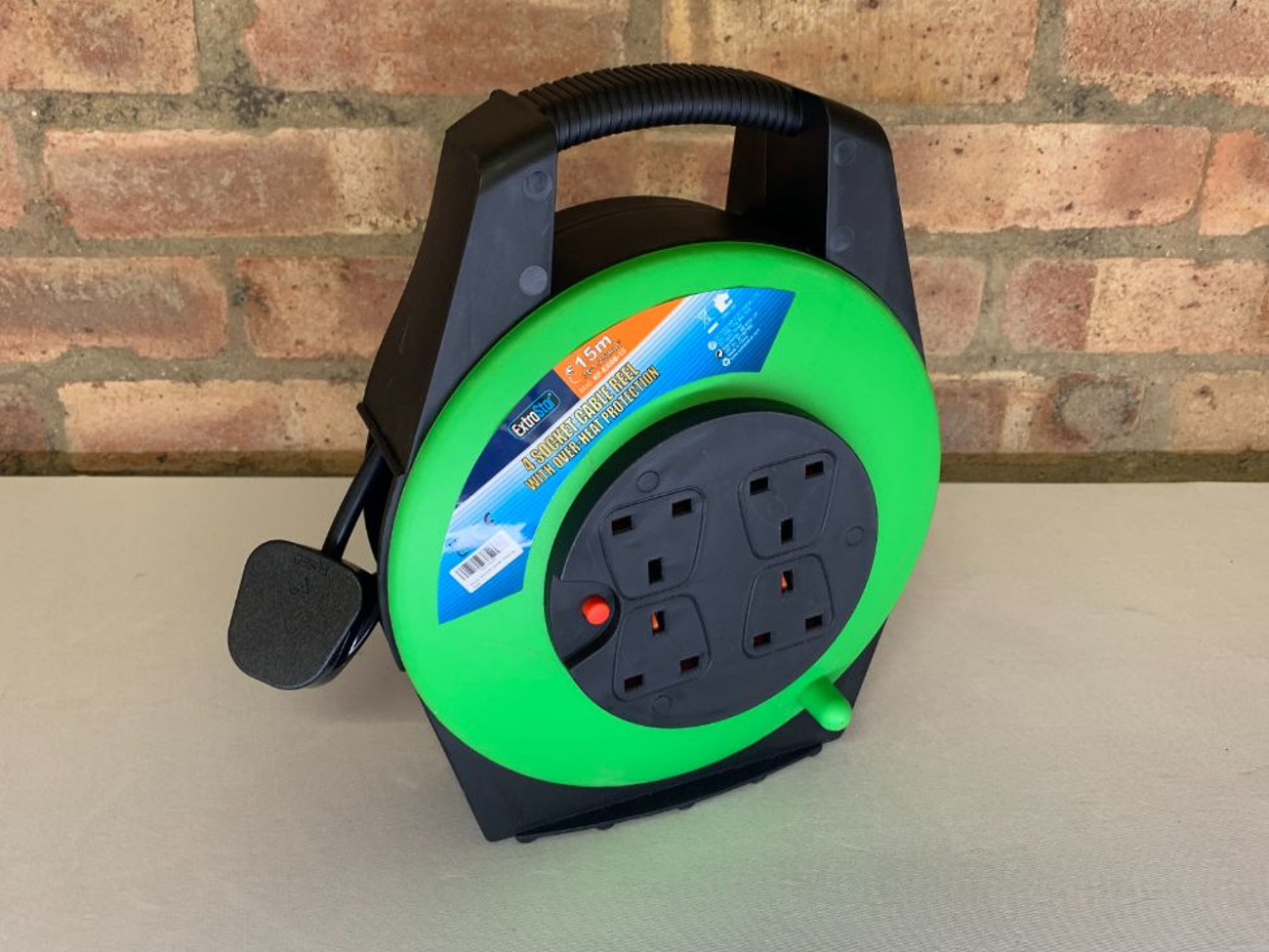 Extention lead cable 15m 4 x plug event dj gazebo power pat tested ✅