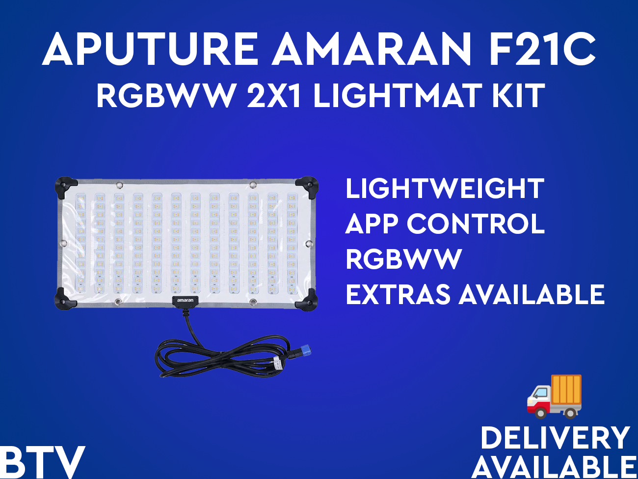 F21c rgb light mat 2x1 || litemat / aladdin / skypanel alternative