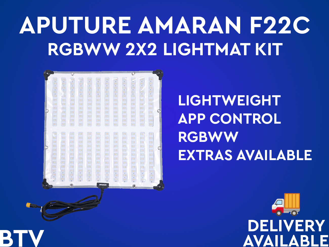 F22c rgb light mat 2x2 || litemat / aladdin / skypanel alternative