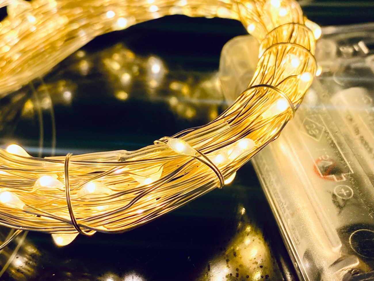 Fairy lights 12m copper wire (multiple available)
