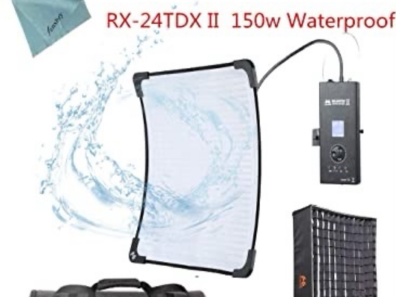 Falconeyes 2x2 led bi colour fex panel rx24 ii