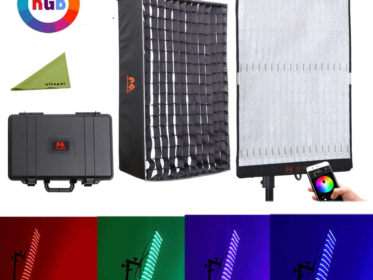 Falconeyes rx 818 rgb light