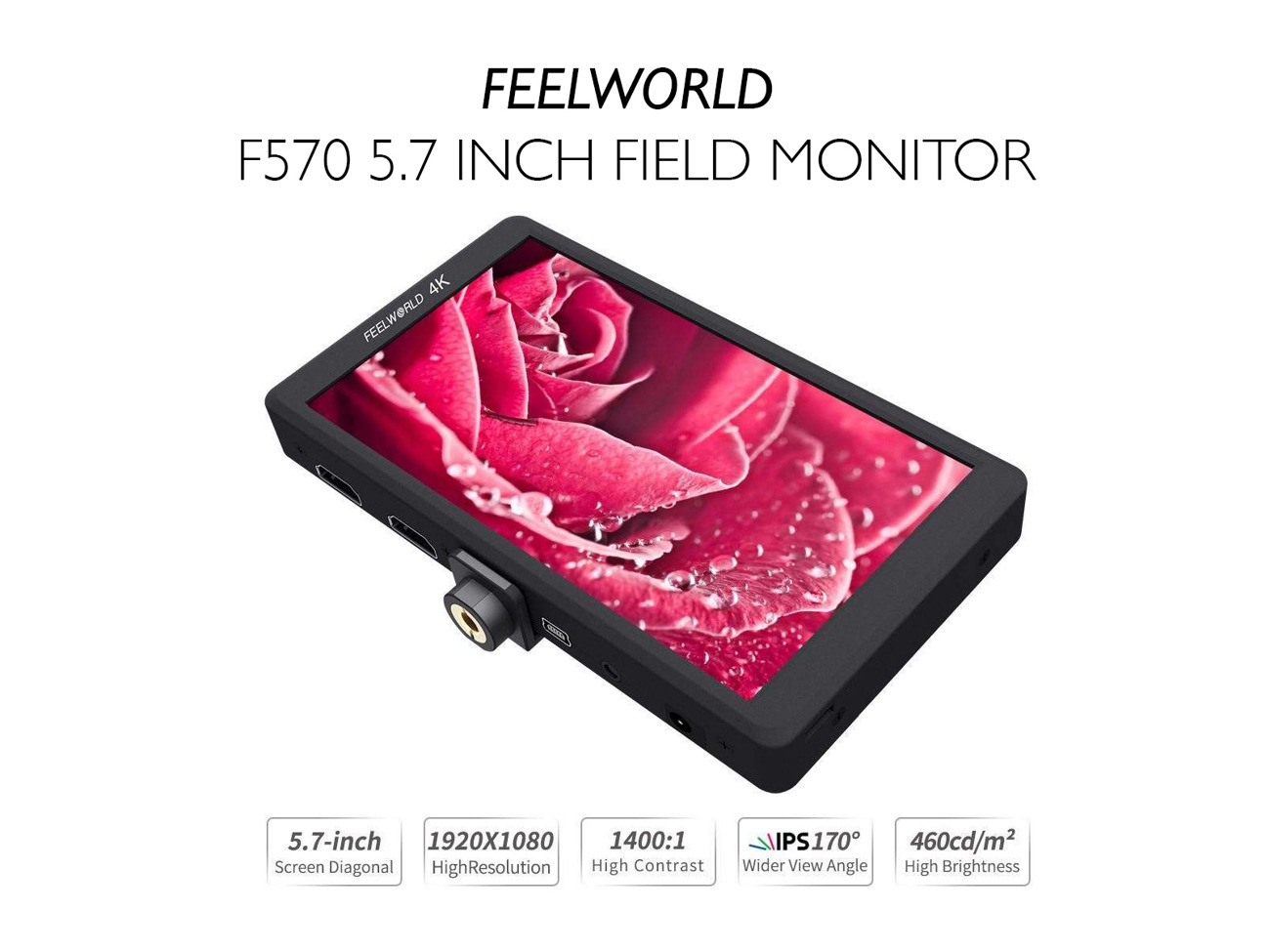 Feelworld f570 5.7 inch hdmi field monitor