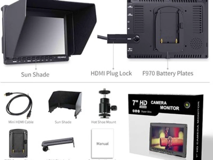 Feelworld fw759 hdmi 4k monitor