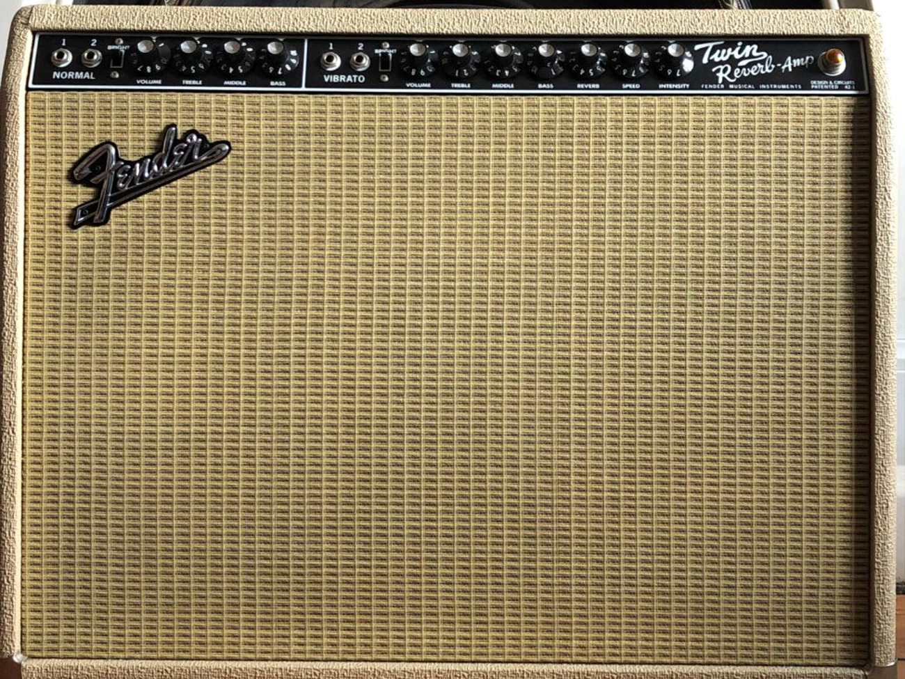 Fender 65 twin reverb guitar amp, 40th anniversary classic
