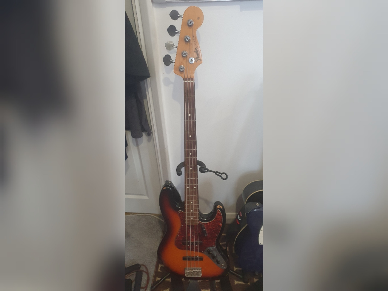 Fender jazz electric bass guitar