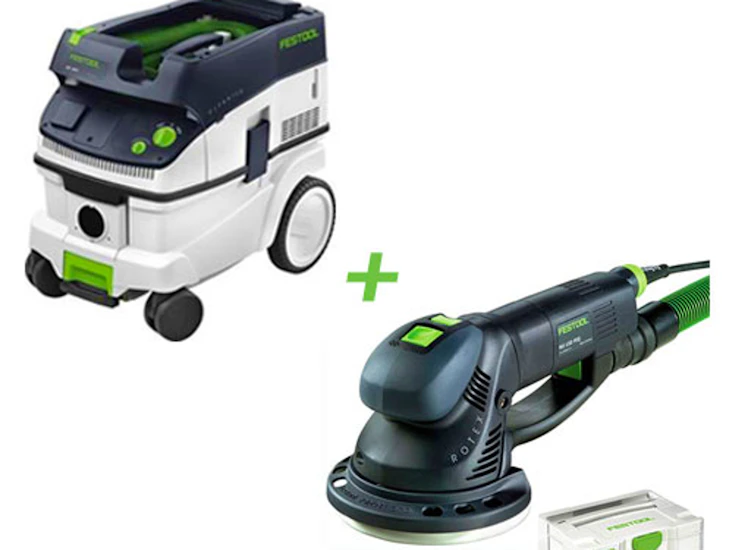 Festool sander ro 150 feq + extraction unit ctl 26 e