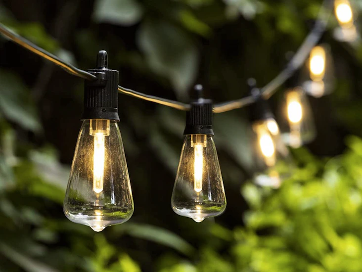 Festoon lighting (30m) warm white 2700k dimmable led 230v