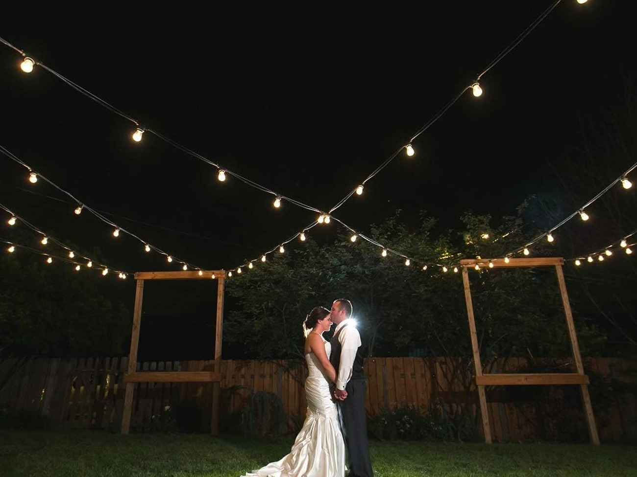 Festoon lights outdoor led mains 30 meters