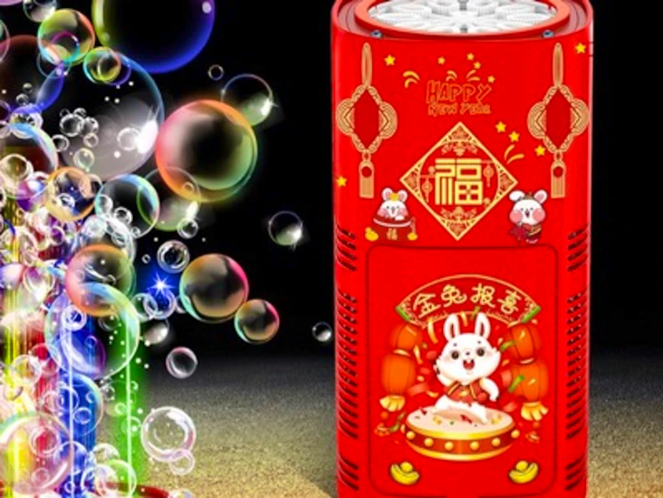Fireworks bubble machine