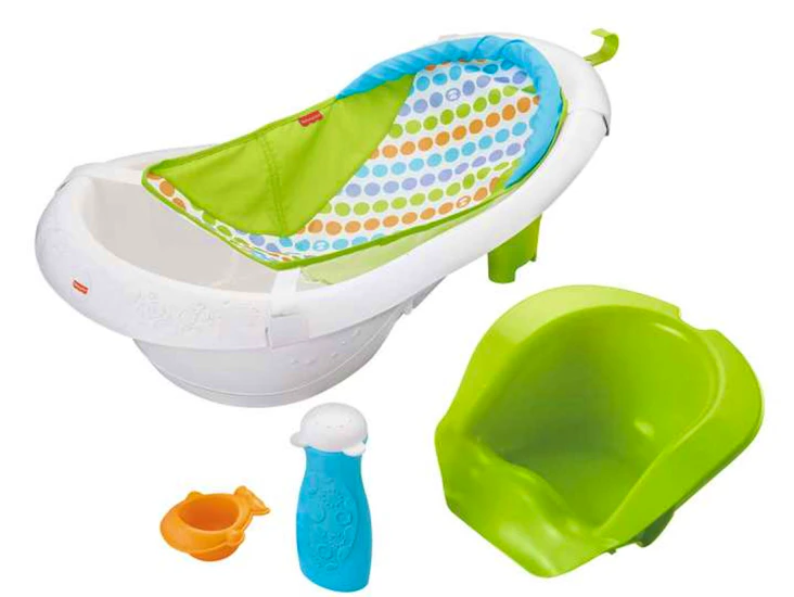 Newborn to toddler bath tub