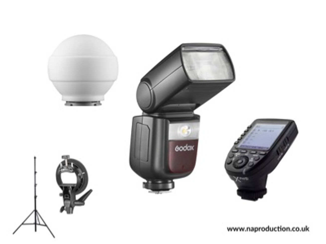Flash kit w/ dome diffuser (for sony)