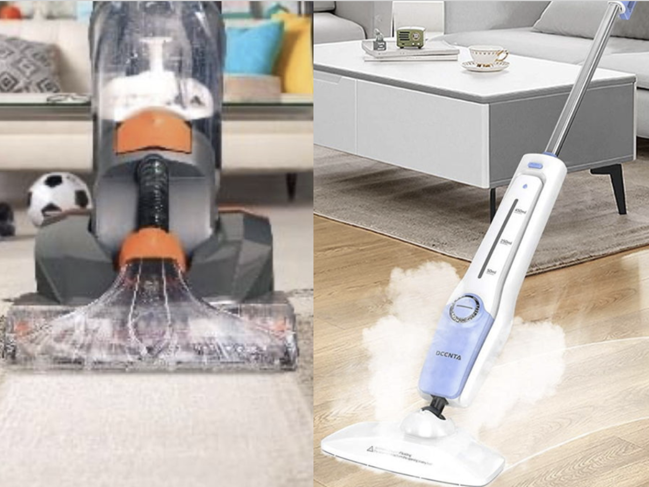 Floor cleaning bundle: carpet / tiles / wood floors