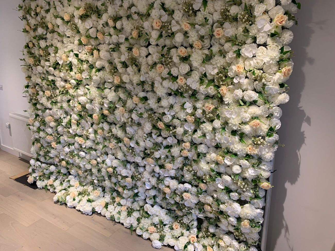 Flower wall hire