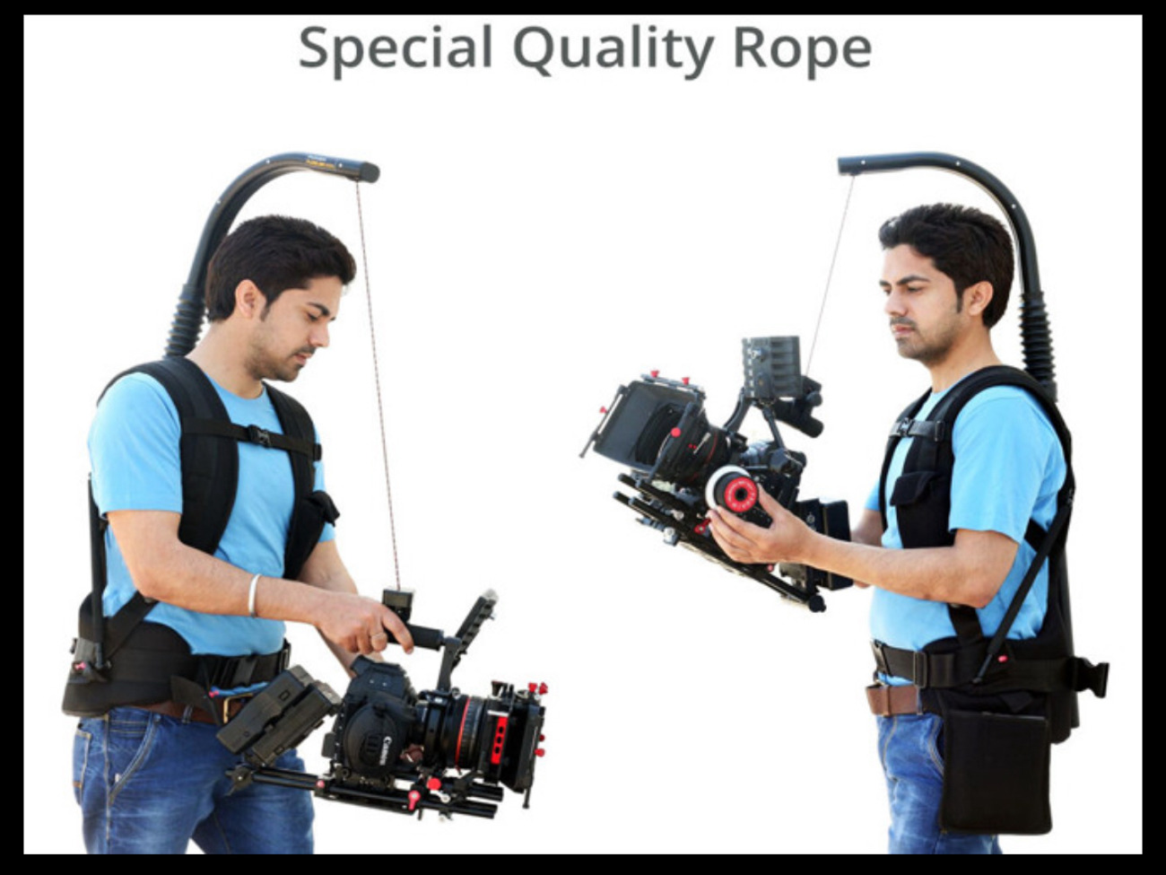 Flowline body mount support vest for camera