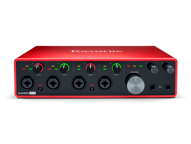 Focusrite scarlett 18i8 3rd gen audio interface