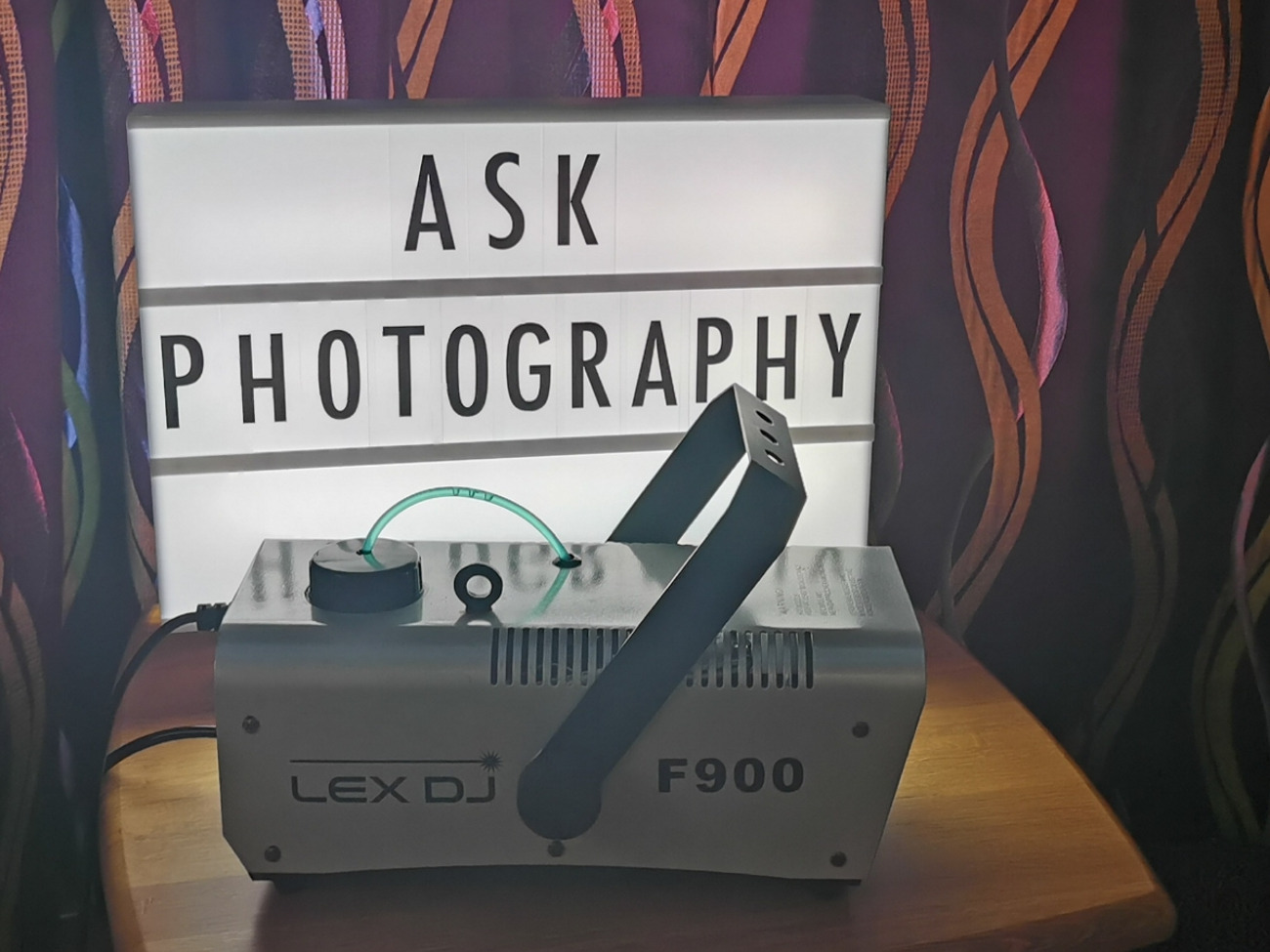 Fog machine (with cordless remote control) - lex dj f900