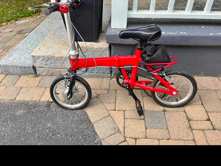 Foldable electric bike