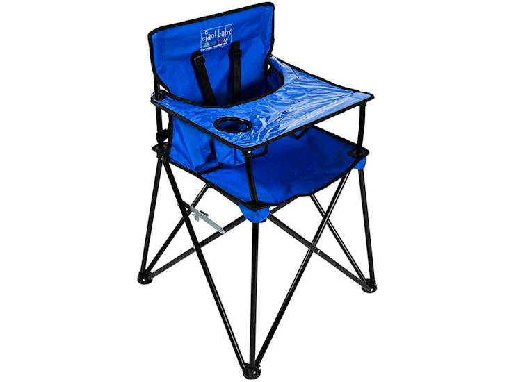 Folding camping style high chair