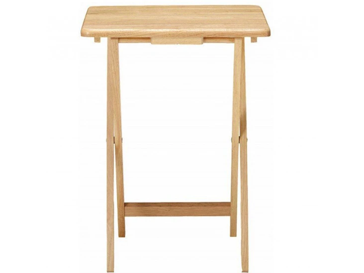 Folding snack tables