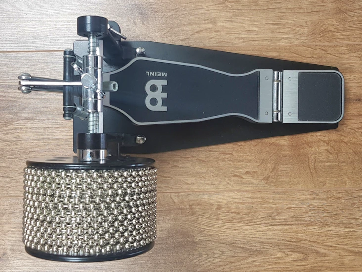 Foot cabassa percussion