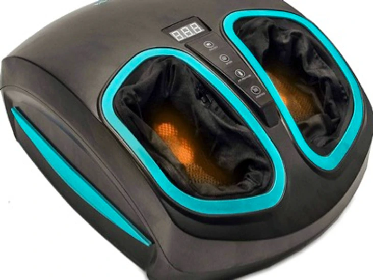 Foot massager machine with heat function