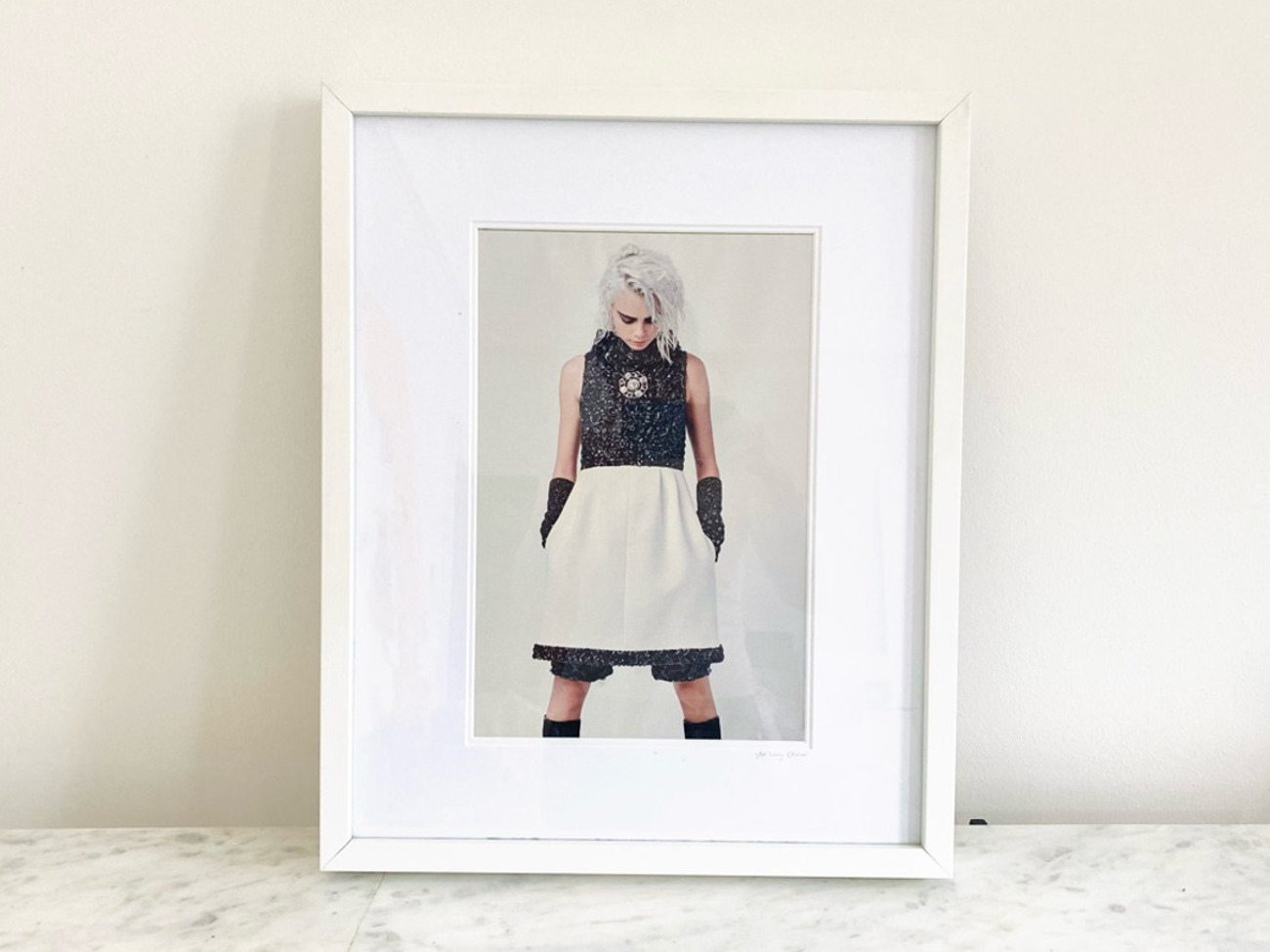 Framed photograph 43cm x 53cm