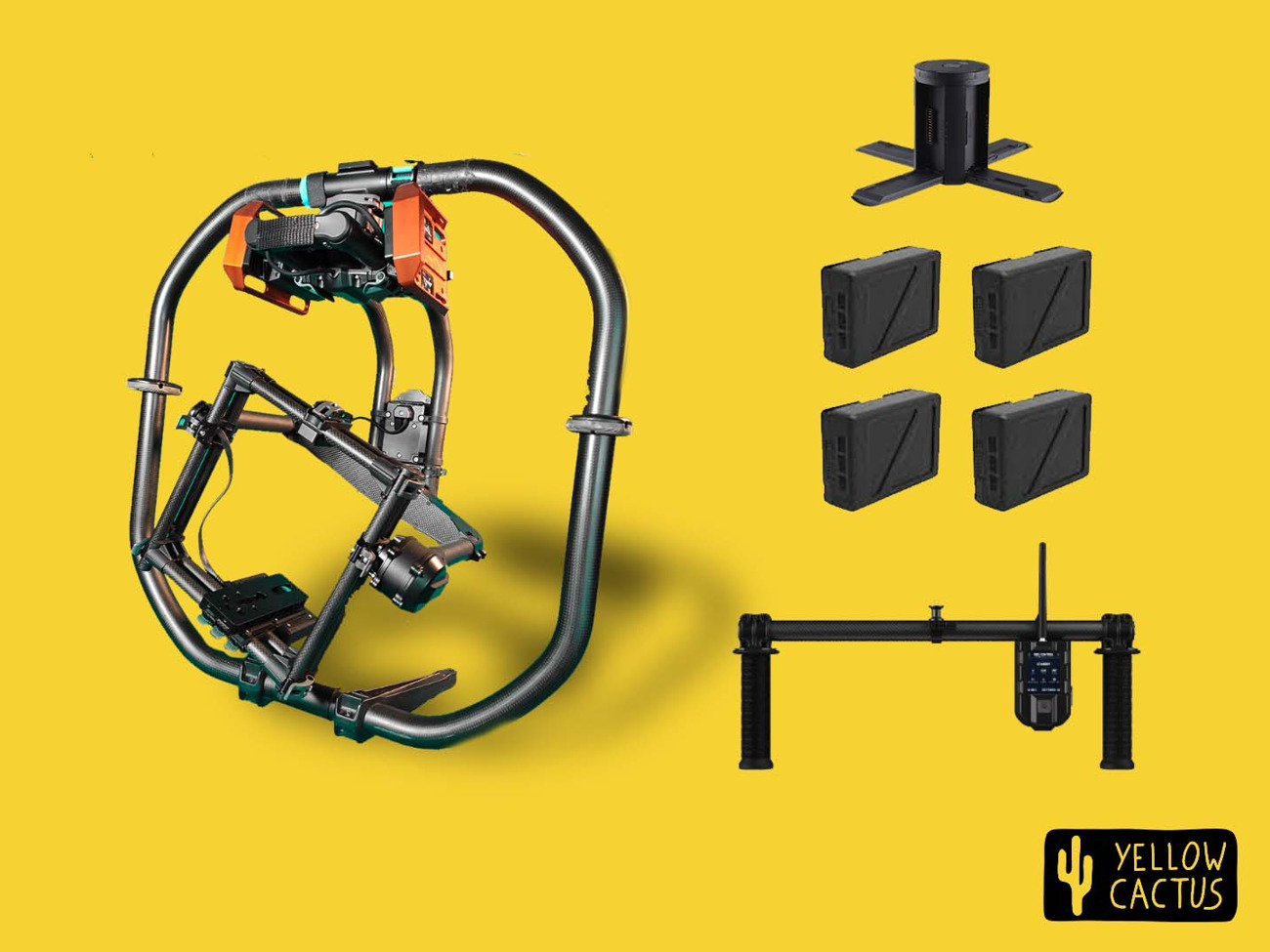 Freefly movi pro with mimic and ignite adapter ( 4x tb50 battery) - heavy duty gimbal 