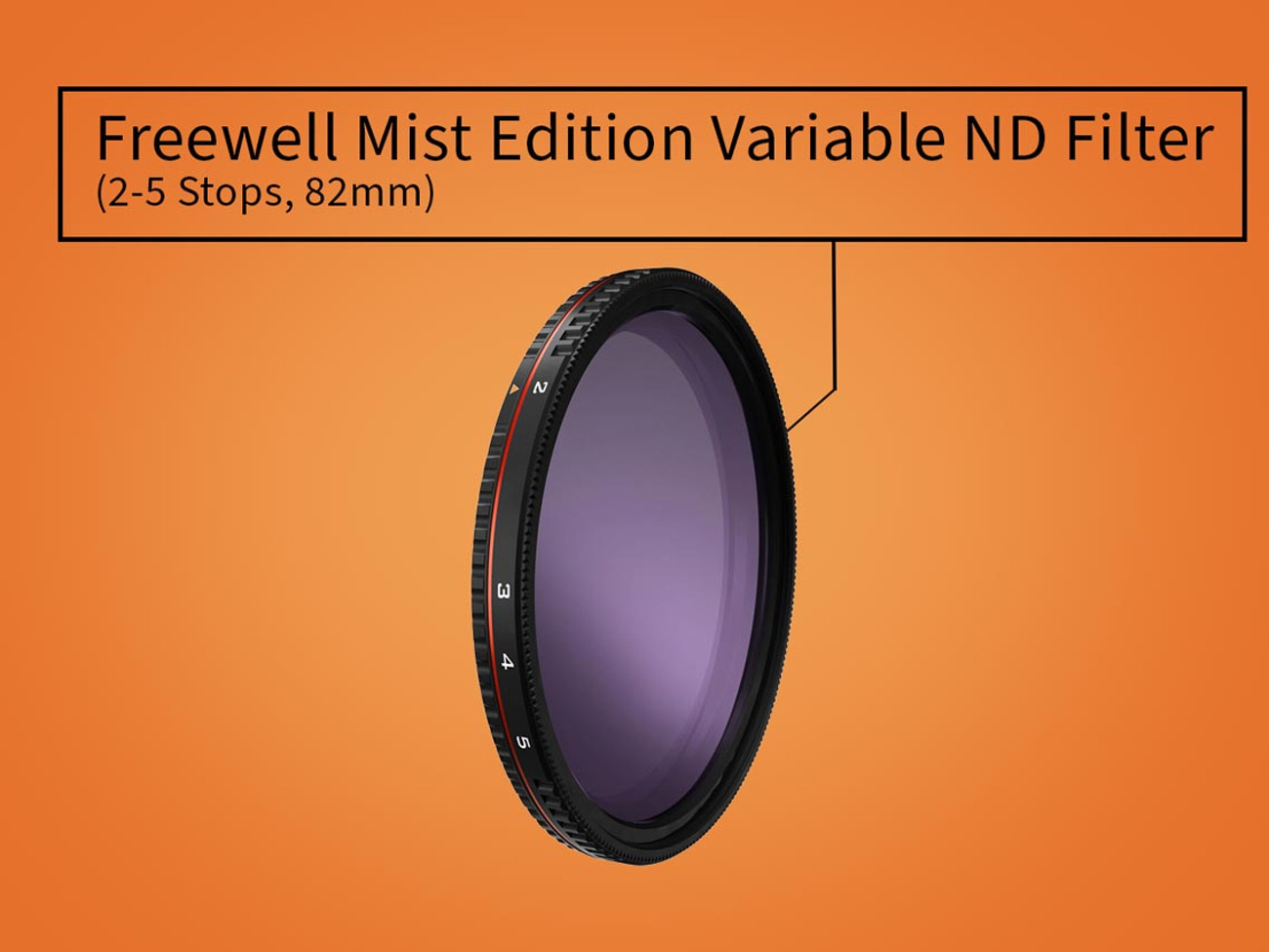 Freewell mist edition variable nd filter (2-5 stops, 82mm)