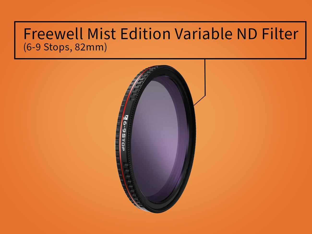Freewell mist edition variable nd filter- 6-9 stops (82mm)