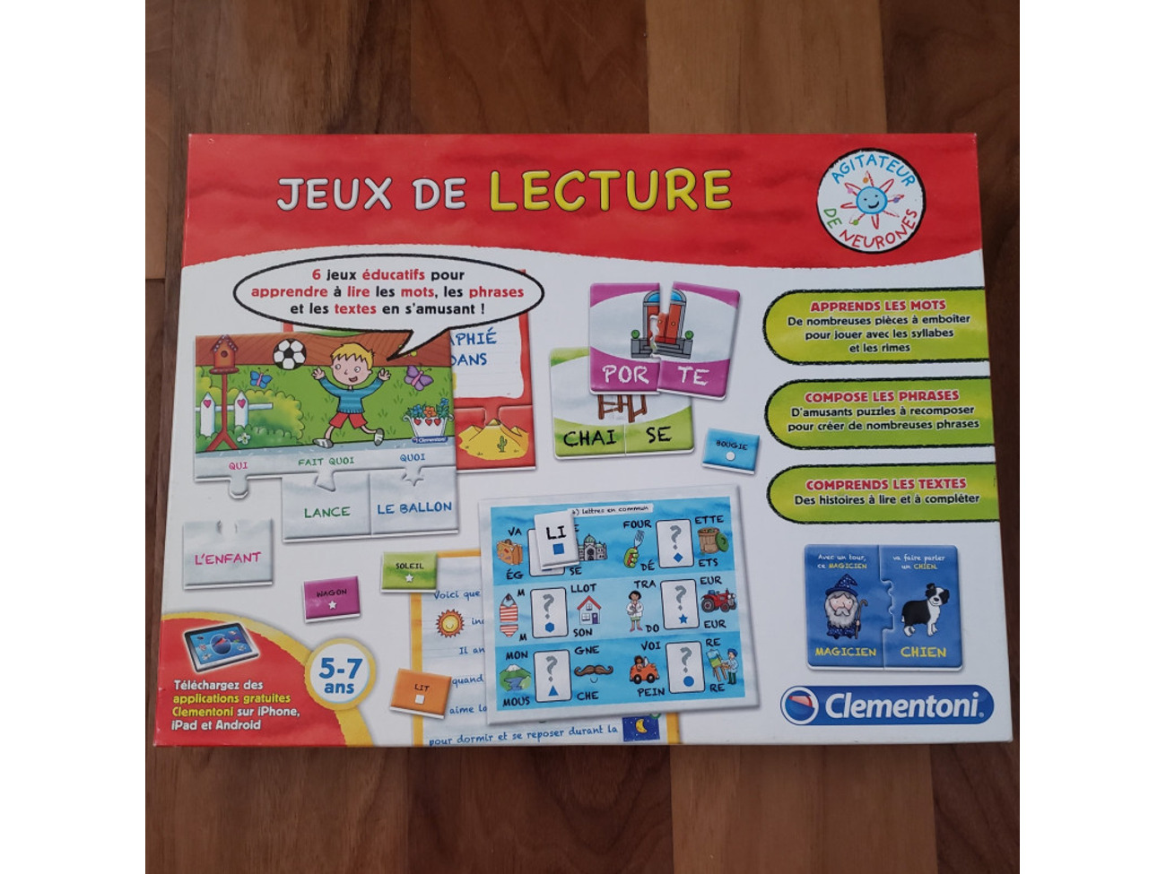 French reading game
