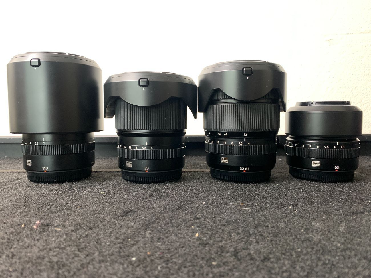 Fuji gfx fujinon lens set