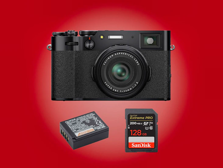 Fuji x100vi camera + memory card and spare battery