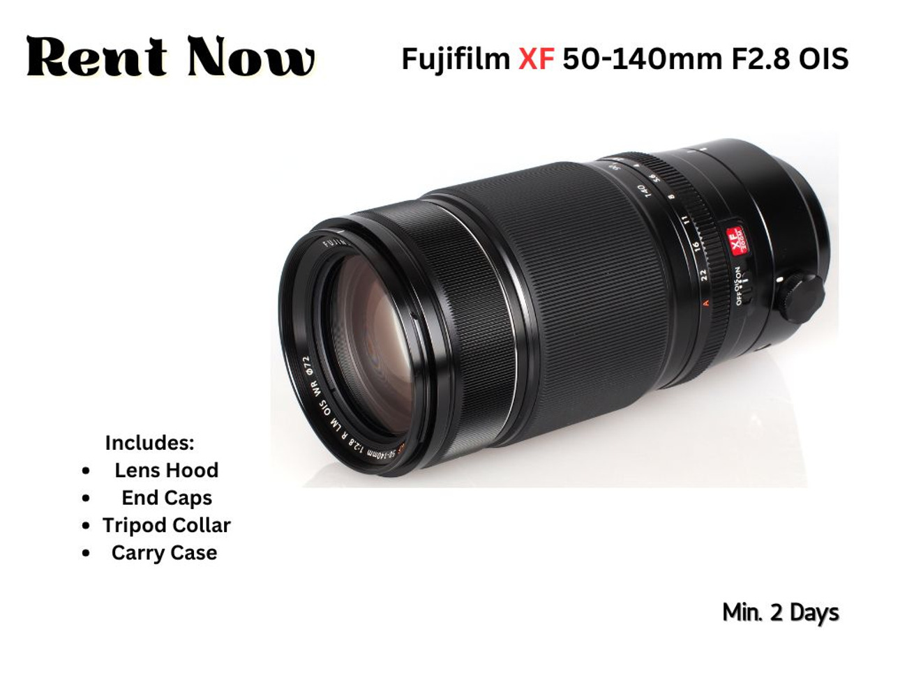 Fujifilm 50-140mm f2.8 ois