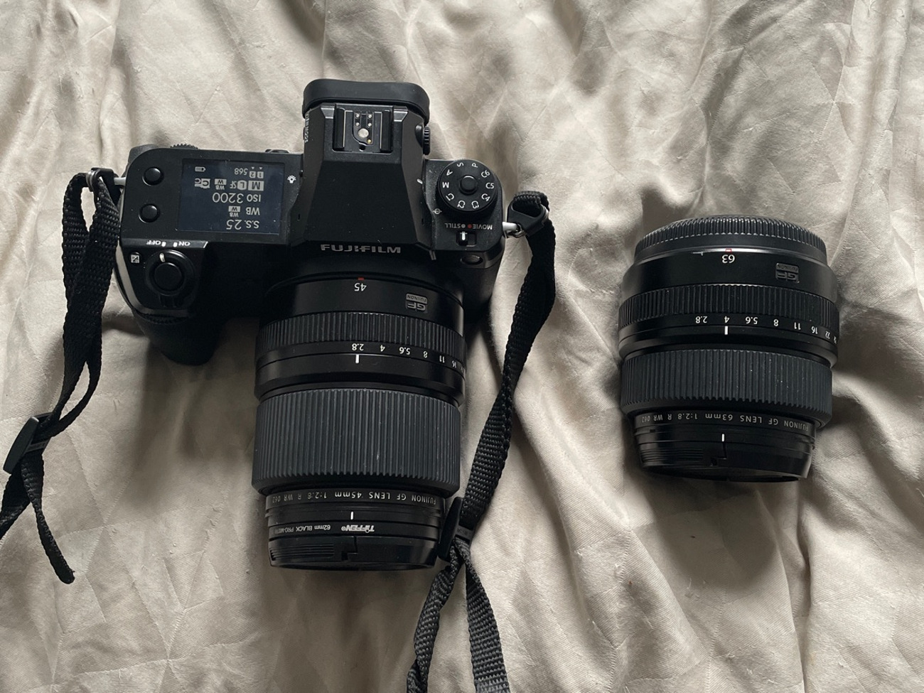 Fujifilm medium format gfx 100s + 63mm + 45mm
