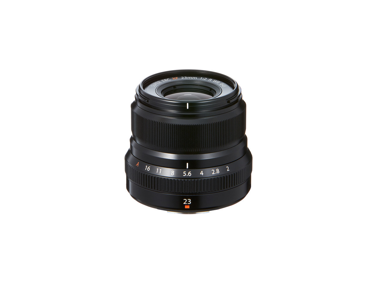 Fujifilm xf 23mm f/2 r wr lens (black)