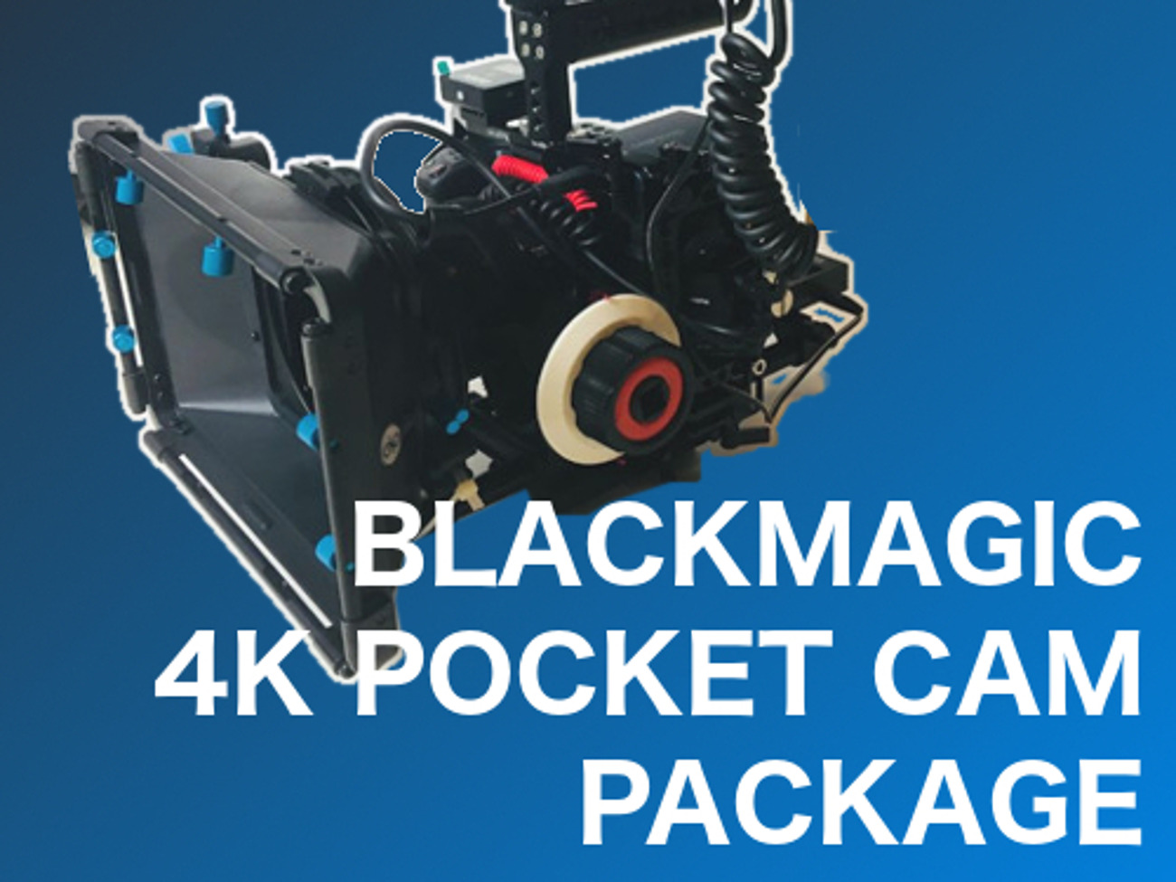 Full blackmagic 4k pocket cinema camera package (camera)