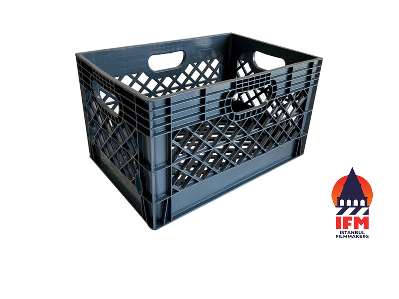 Full milk crate with liner (multiple available)