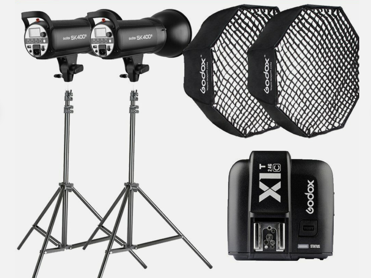 Full studio godox lighting kit
