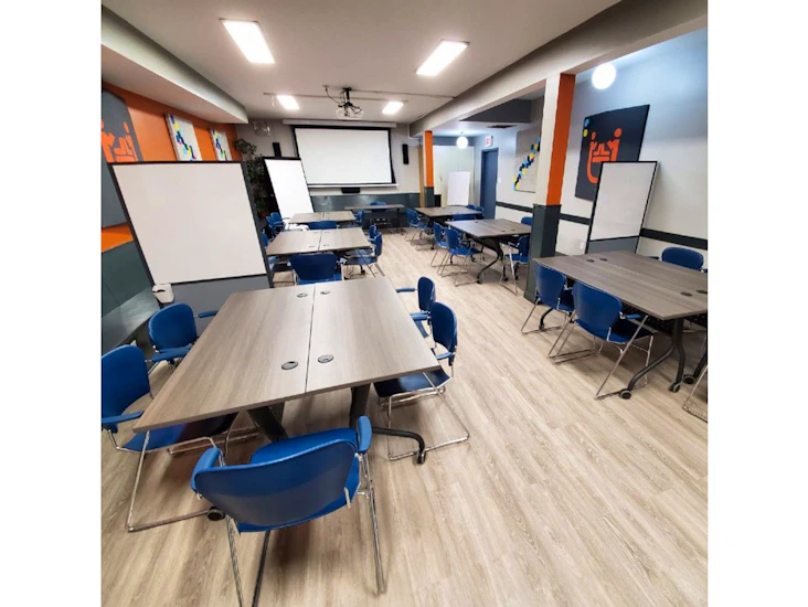 Fully equipped classroom