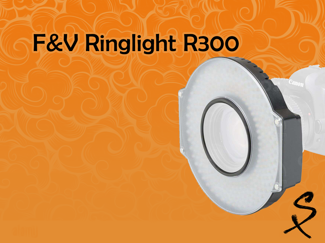 F&v r300 ringlight
