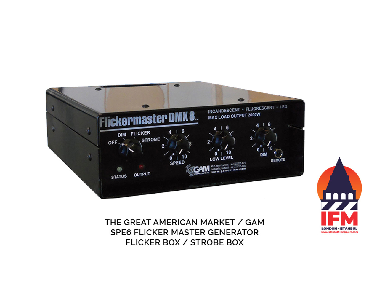 Gam spe6 flicker master / strobe box generator 2000w