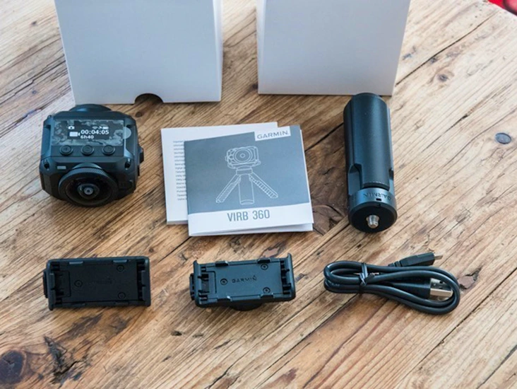 Garmin virb 360 5.7k + 256gb + accessories