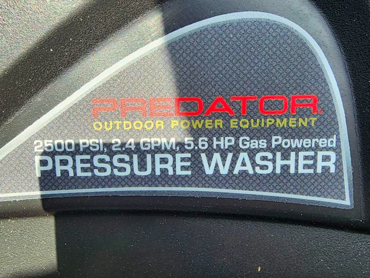 Gas pressure washer